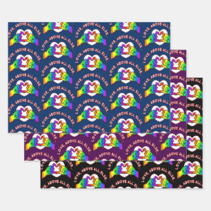 Love Above All Else  Wrapping Paper Sheets