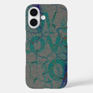 Love Abstract Text iPhone 16 Case