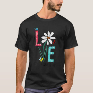 Love Abuela Life Daisy Flower Cute Funny Mother's T-Shirt