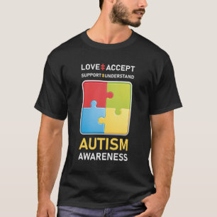 Love Accept Support Autism Shirt Autistic Autism