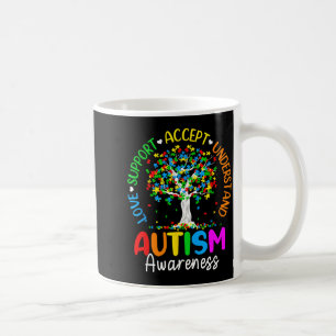 Love Accept Suprt Autistic Autism Awareness Men Coffee Mug