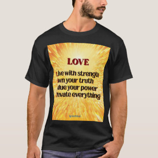 LOVE Acronym Inspirational Men’s T‑Shirt T-Shirt