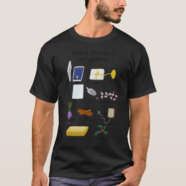 Love Actually - Would you like it gift wrapped  Bl T-Shirt (Front)