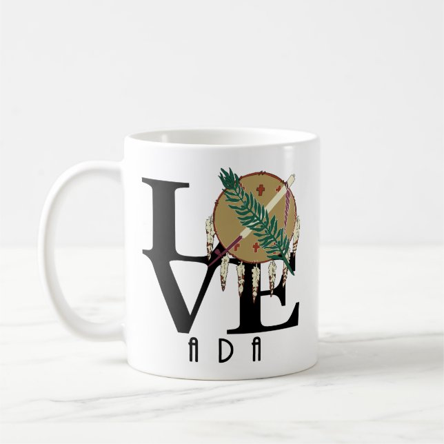 LOVE Ada Oklahoma 11oz Coffee Mug (Left)
