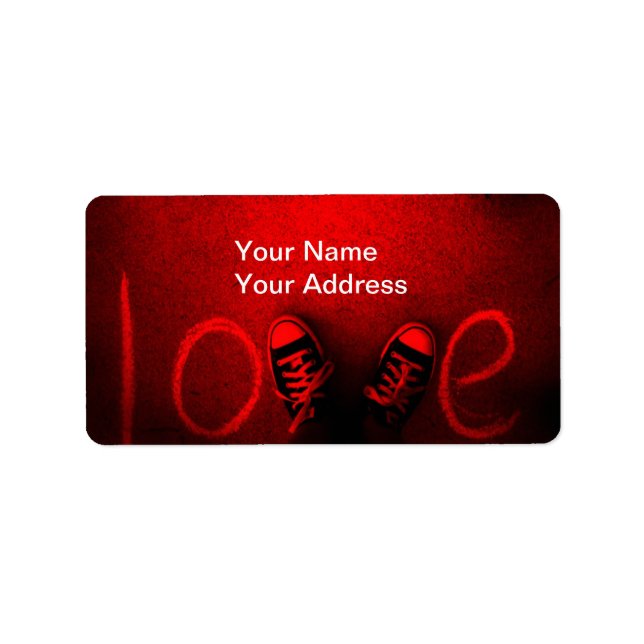 love address label (Front)