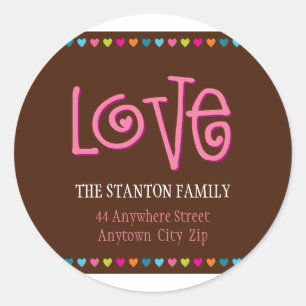 LOVE ADDRESS STICKER :: LOVELETTERS 4