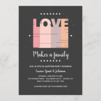 Love Adoption Party Invitation