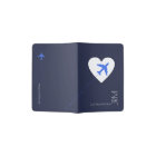 love aeroplane travel, blue