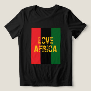 Love Africa T-Shirt Tri-Blend Shirt
