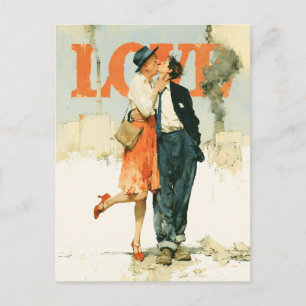 Love Against the Smoke Postcard