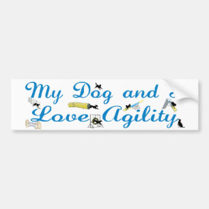 Love Agility Bumper Sticker