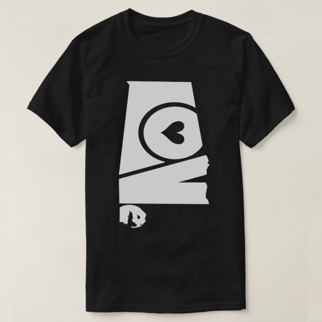 Love Alabama TShirt (Design Front)