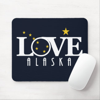 LOVE Alaska Mouse Mat