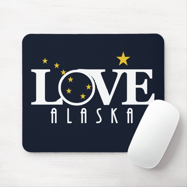 LOVE Alaska Mouse Mat (With Mouse)