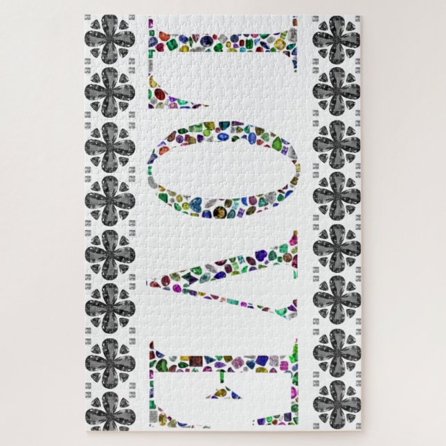 Love All Gemstones All Colours Jigsaw Puzzle (Vertical)