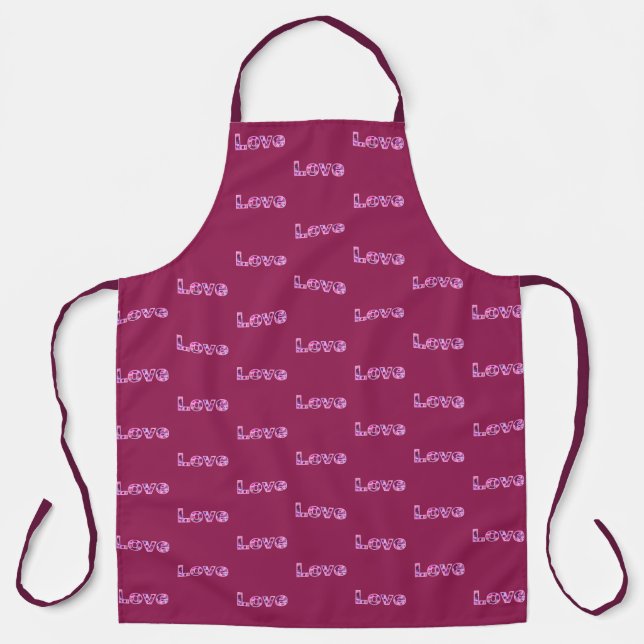 Love All-Over Print Apron (Front)