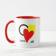 Love all shapes and colours heart square circle Mu