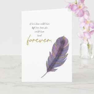 Love Alone Sympathy Loss For Her Card