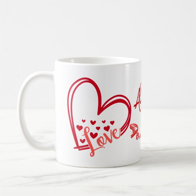 Love - Always & Forever Mu Coffee Mug (Left)