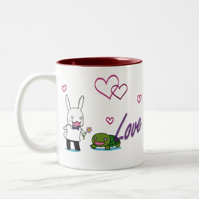 Love Always Two-Tone Coffee Mug (Left)