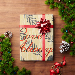 Love Always Valentine Wrapping Paper