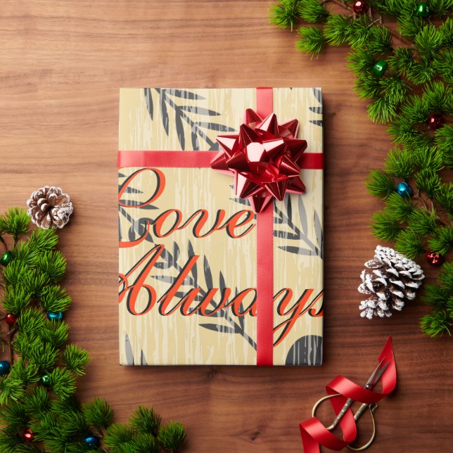 Love Always Valentine Wrapping Paper (Holiday Gift)