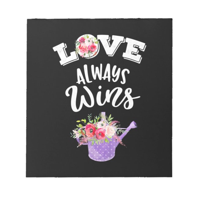 Love Always Win Notepad (Front)