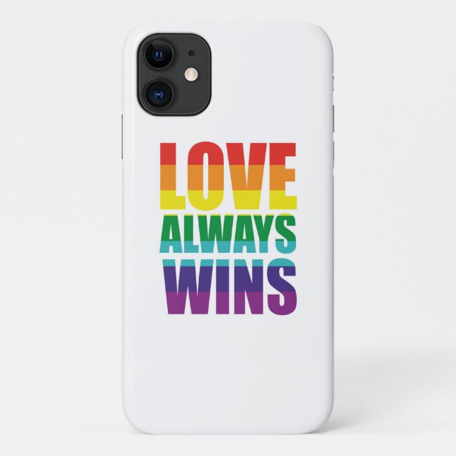 Love Always Wins Case-Mate iPhone Case (Back)