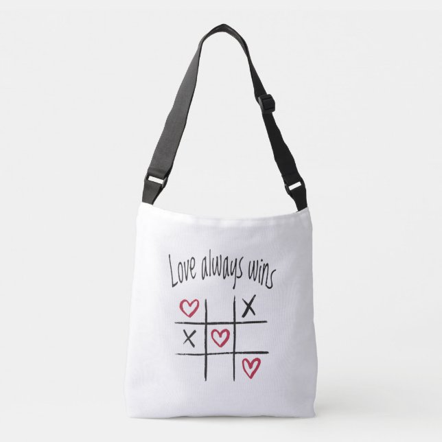 Love always wins crossbody bag (Front)