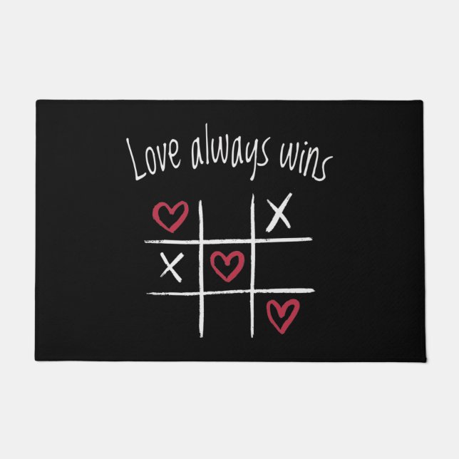 Love always wins doormat (Front)