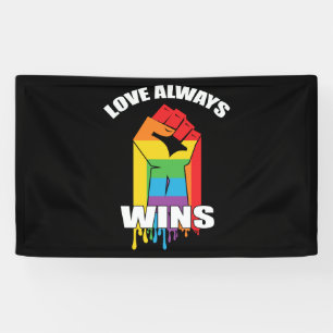 Love Always Wins Gay LGBT Banner