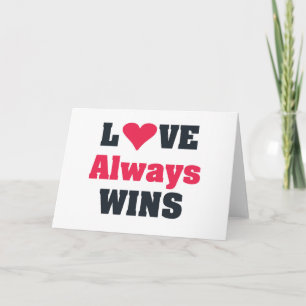 Love Always Wins Holiday Card