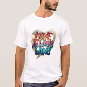 Love Always Wins – Inspirational Quote T-Shirt