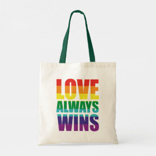 Love Always Wins Tote Bag