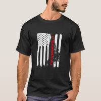 Love America I Hate Morning Pople Funny USA Gift T