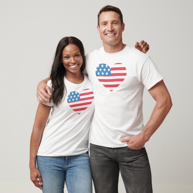 Love America Independence Day 4th of July T-Shirt (Unisex)