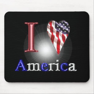 Love america mouse mat