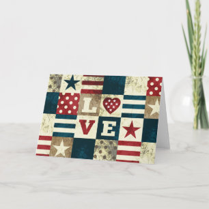 Love America Patriotic Card