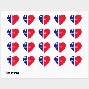 Love AMERICAN STYLE  Heart Sticker