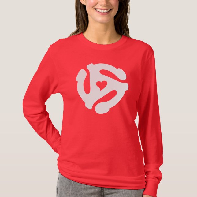 Love and a 45  T-shirt (Front)
