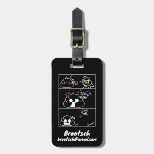 Love and Betrayal - Brootsch the PooPoo Luggage Tag