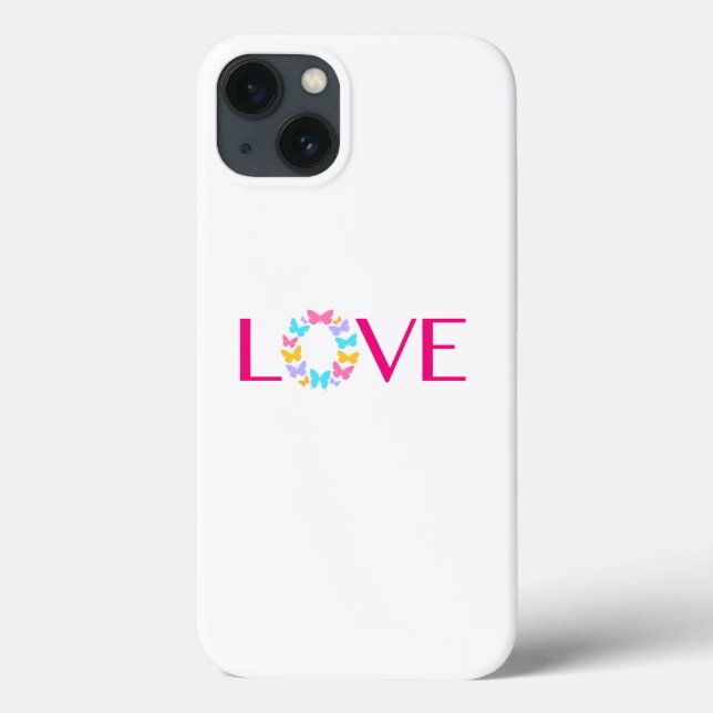 Love and Butterflies Case-Mate iPhone Case (Back)