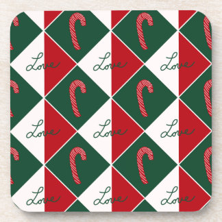 Love and Candy Canes Coaster