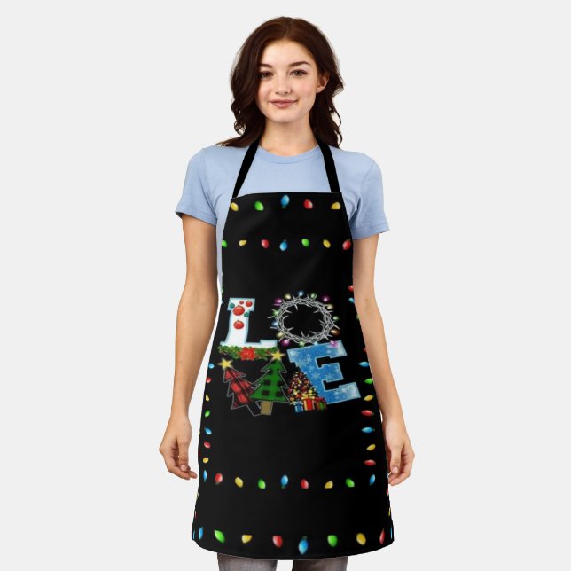 Love and Colors Light Bulbs Apron (Worn)