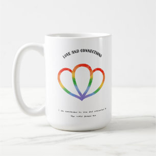 Love and Connection Positive Affirmation Coffee Mug