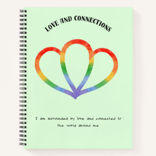 Love and Connection Positive Affirmation Notebook