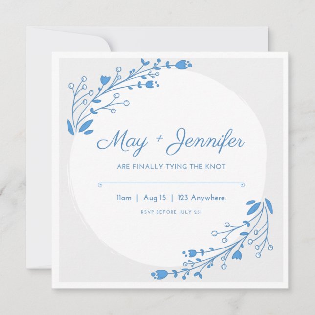 Love and excellence marriage card (Front)