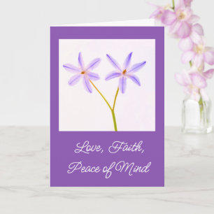 Love and Faith Cancer Get Well  Card