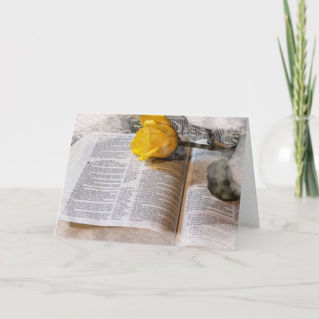 Love and Faith Note Card - 1 Corinthians 13 (Front)