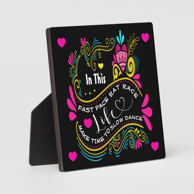 Love and Friendship Gift Plaque (Front)